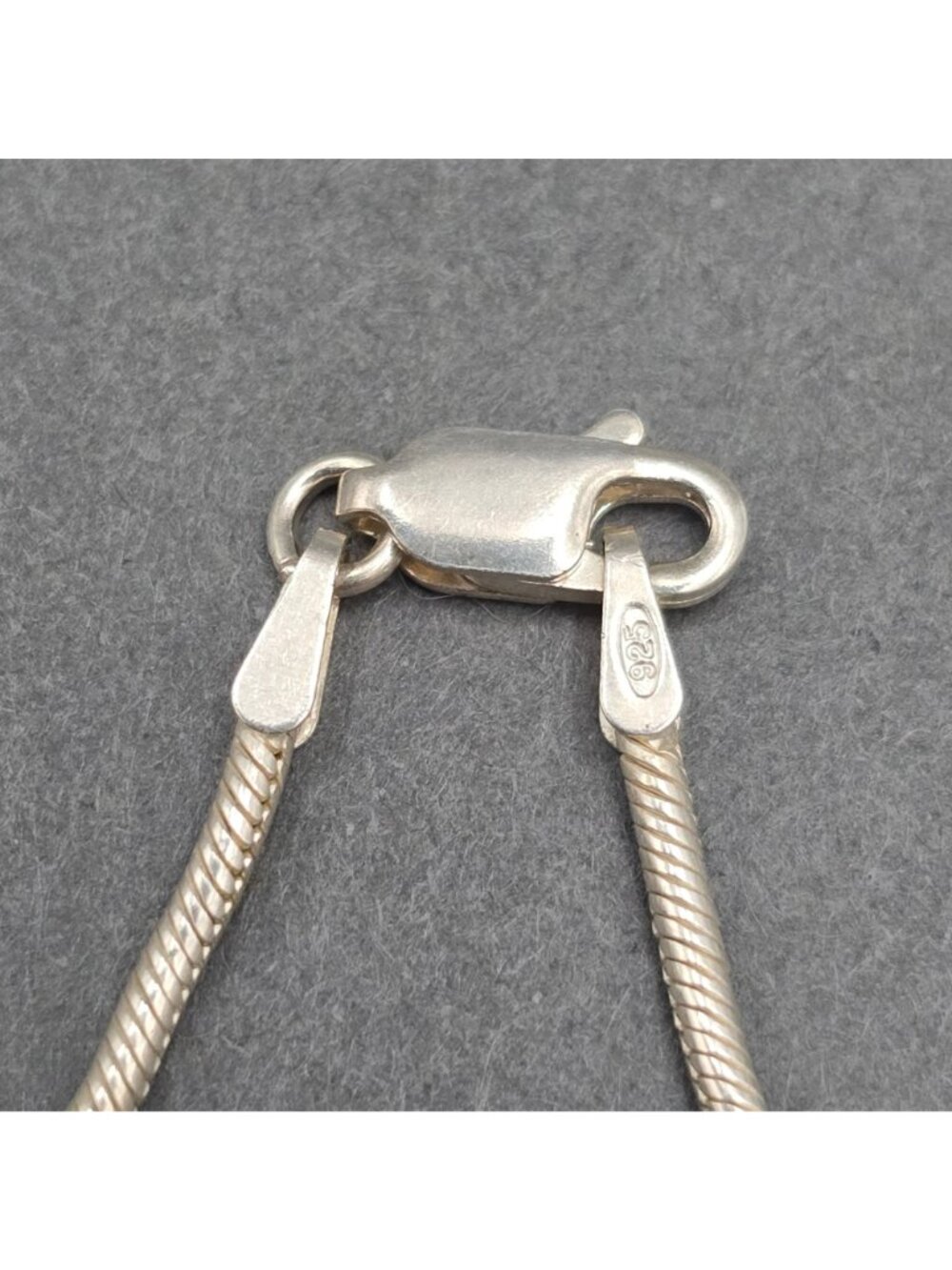 Vintage Sterling Silver Puffy Open Heart Pendant Necklace 18" Modernist Italy 92 - Picture 7 of 16